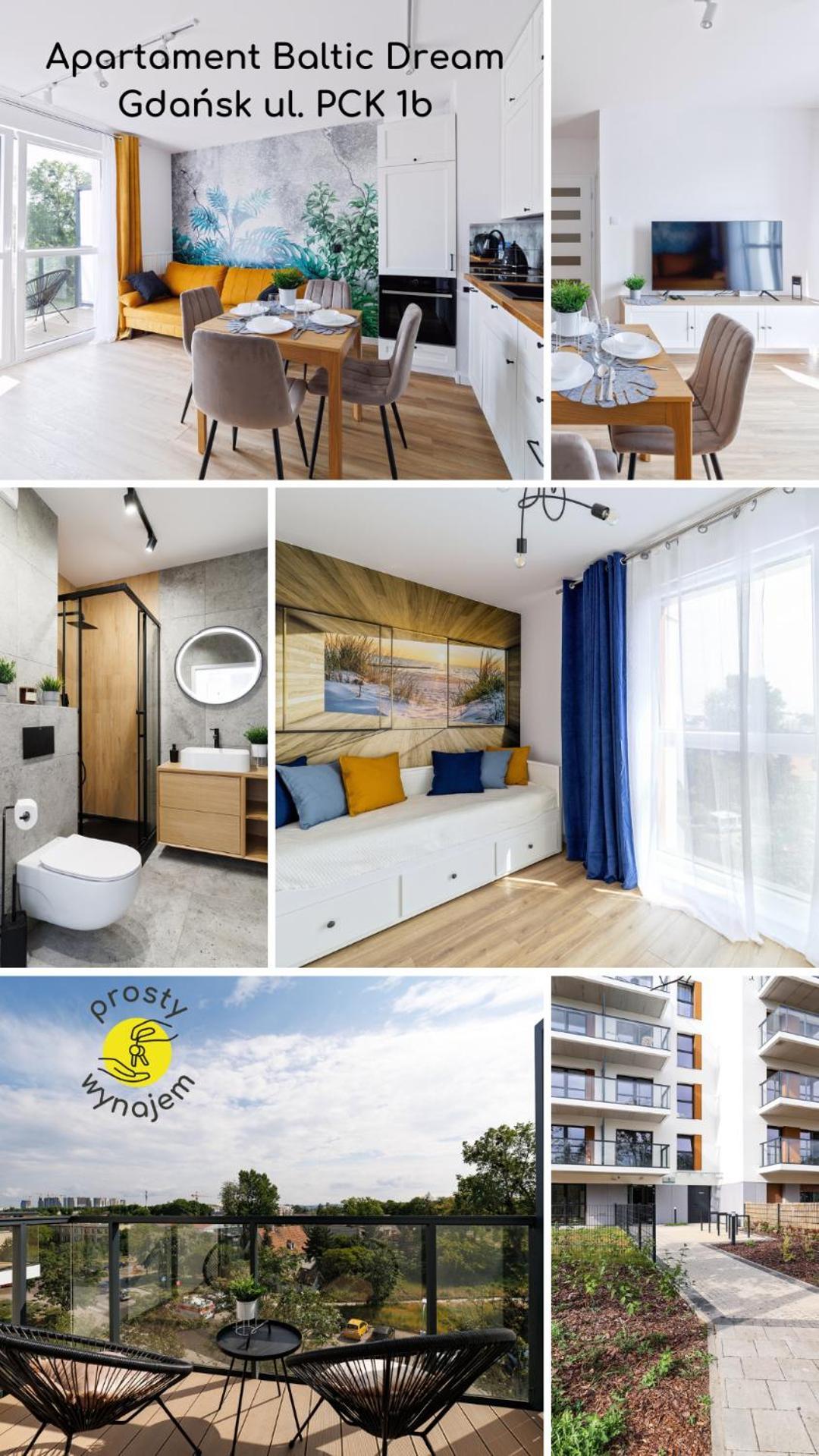 Apartament Baltic Dream Prostywynajem Gdansk Brzezno Zewnętrze zdjęcie